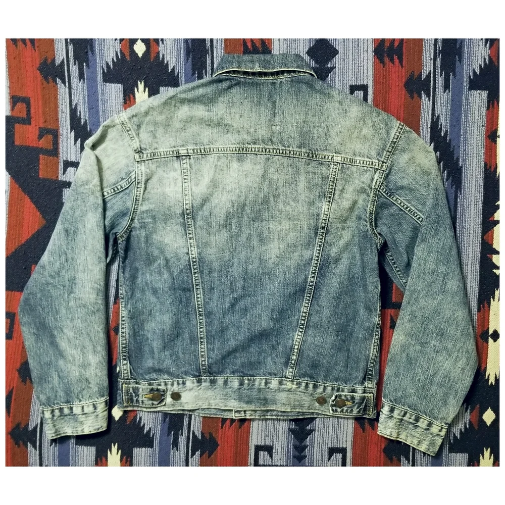 RALPH LAUREN D & S DISTRESSED/ REPAIRED DENIM JACKET- WOMEN'S SIZE SMALL - Picture 12 of 12